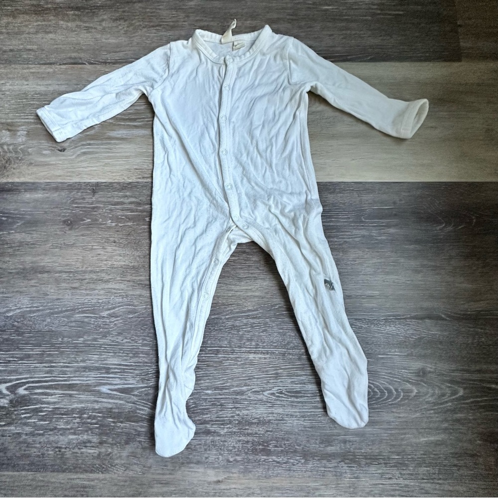 Kyte BABY White One Piece Footie 3-6M